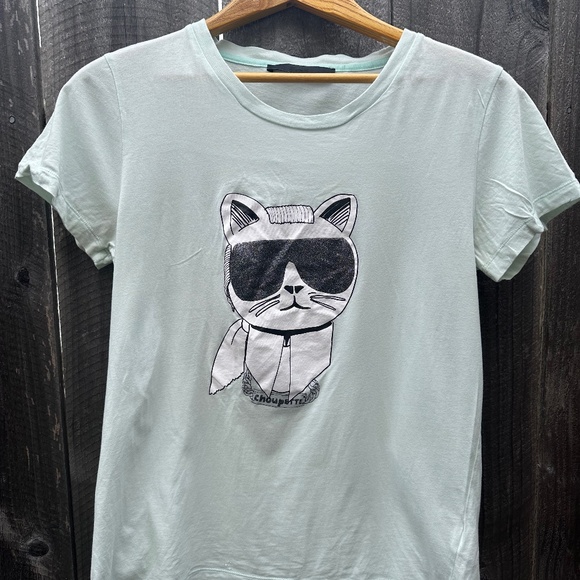 Karl Lagerfeld T-shirt with choupette size Medium - Picture 1 of 7